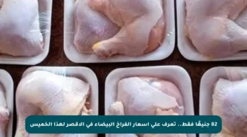 82 جنيهًا فقط.. تعرف على أسعار الفراخ البيضاء في الأقصر لهذا الخميس